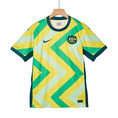 Men's Australia  Home Soccer Jersey Shirt 2025 - Fan Version